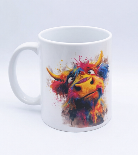 The Crafty Highland Cow Mug