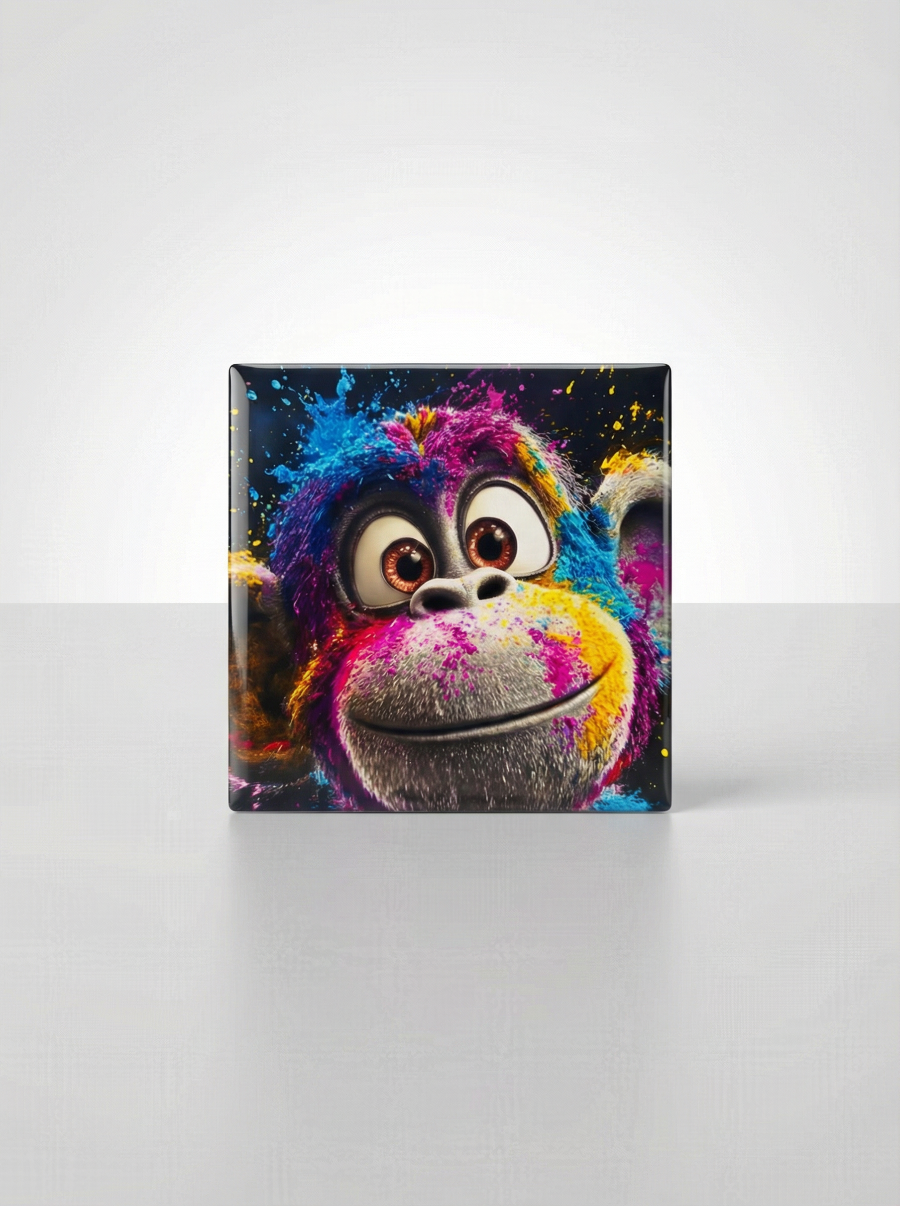 Colour Splash Mischief Monkey Magnet