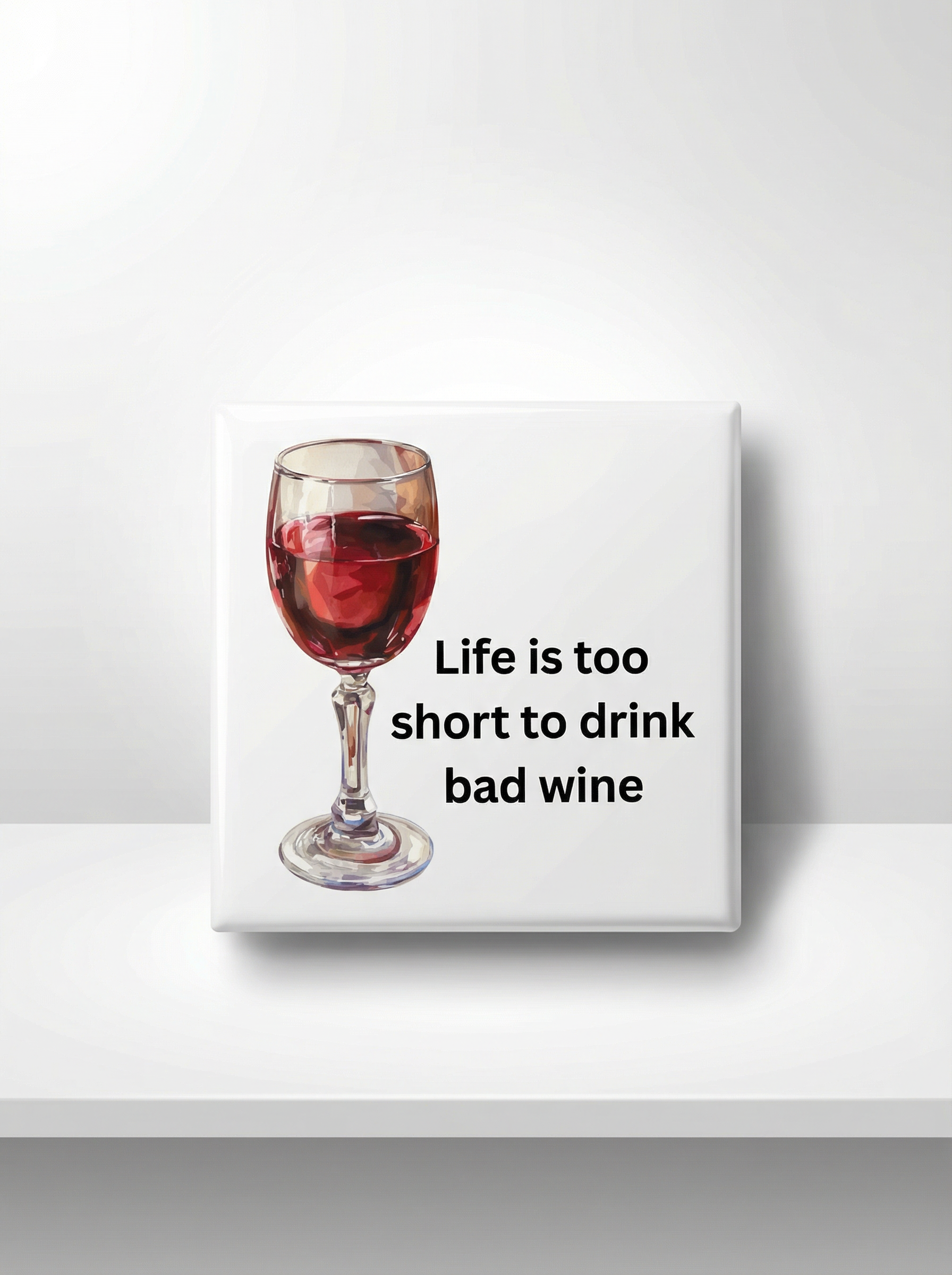 Life Is Too Short To Drink Bad Wine Magnet
