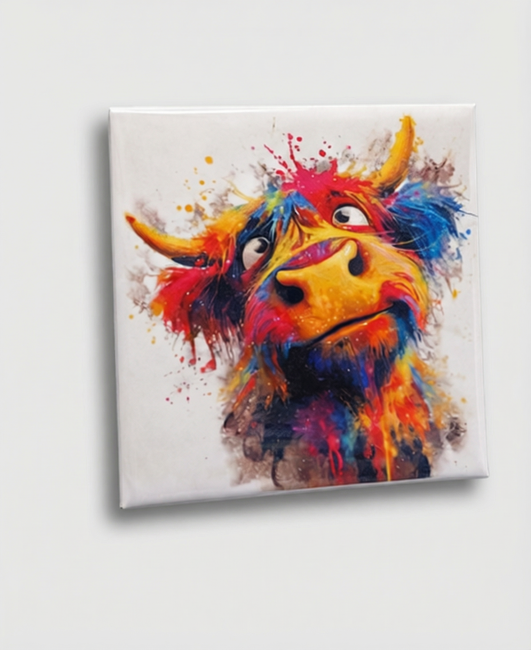 The Crafty Highland Cow Magnet