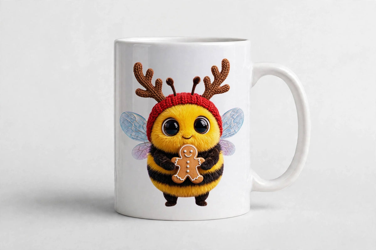 Christmas Bumblebee Mug