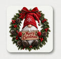 Merry Christmas Gonk Wreath Coaster